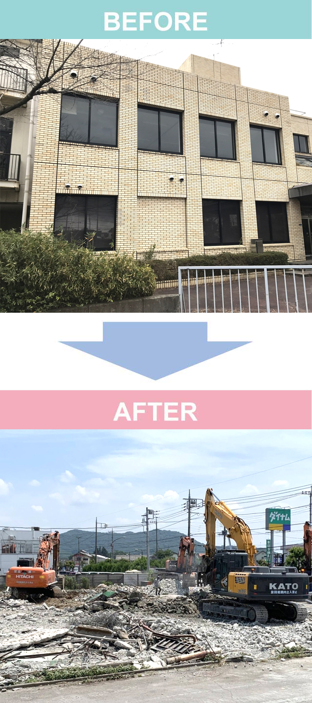 床も見えない散らかった部屋・・・→すべて運び出して床が見えるように！